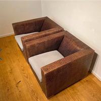 Coppia poltrone Minotti originali del 2001