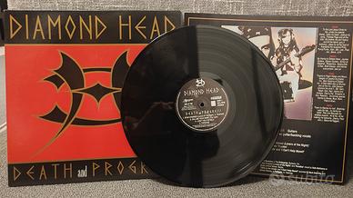 DIAMOND HEAD Death and Progress Vinile 1993 NM