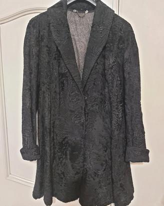 CAPPOTTO ASTRAKAN  NERO