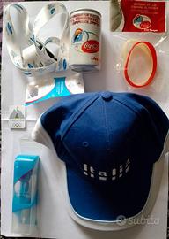 Lattina Coca Cola+n. 5 gadget Olimpiadi Torino 200