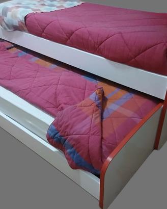 Letto Singolo Salvaspazio con 2’ Letto Estraibile