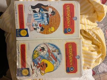 2 VHS Warner Cartoon Show N.3 + N.7 Looney Tunes