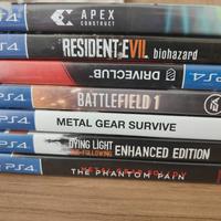 Lotto giochi PS 4