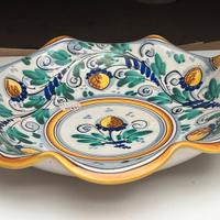 Piatto centrotavola ceramica di Caltagirone