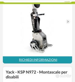 Montascale per diversamente abili