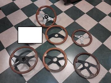 Volanti In Legno UNIVERSALI Usati Per Auto D'Epoca
