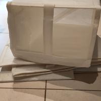 Box per scarpe 8 bianchi 4 neri