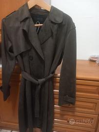 Trench in pelle scamosciata Zara