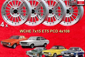 4 pz cerchi Ford WCHE 7x15 ET5 4x108