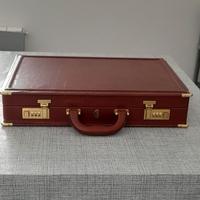 Valigetta portadocumenti in vera pelle