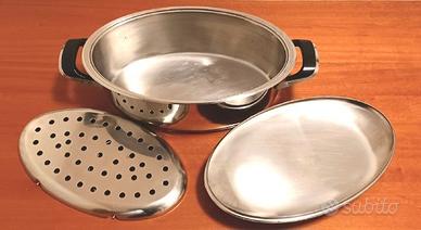 PENTOLA AMC OVALE PESCHIERA e Vassoi Portata LEGGI