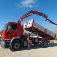 Camion Iveco EuroTech 180E27 Gru+Jib/Rib