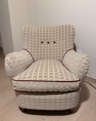 Poltrona vintage in velluto