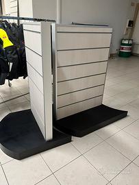 Gondola bifacciale con ruote