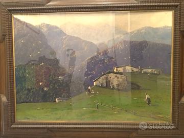 dipinto firmato Giuseppe Pessina (Mi 1893 Mi 1967)