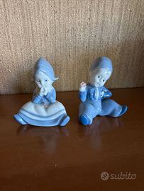 Coppia statuine Royal Copenhagen in porcellana