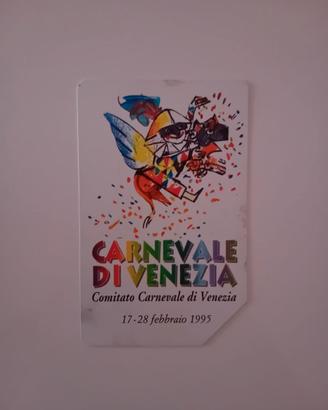 Carta telefonica Carnevale di Venezia 95