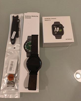 Samsung smartwatch 6 e honor watch choice