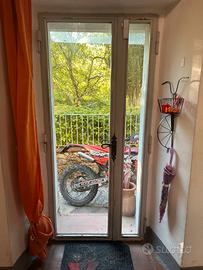 Porte in ferro con doppio vetro