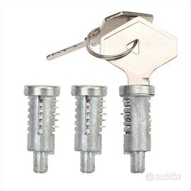 Kit 3 serrature x Renault 4 R4 R5 R6 Con 2 chiavi