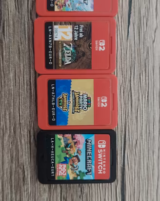 giochi 3 ntendo switch 2 e un gioco switch 1