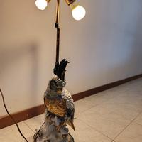 lampada vintage in porcellana 