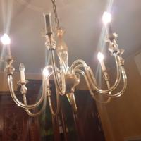 Lampadario vetro murano