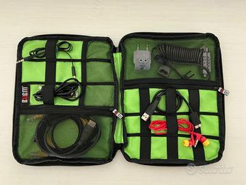Borsa organizer per accessori da viaggio + cavi