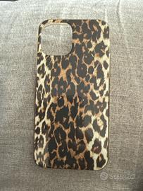 Cover iPhone 12 leopardata