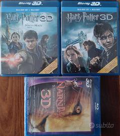 3 Blue-ray 3D Harry Potter e Narnia