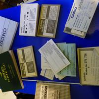 Istruzioni originali orologi vari