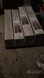 Pavimento lamianto con materassino