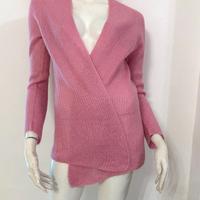 KONTATTO Maglione spolverino rosa
