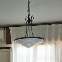 lampadario e piantana