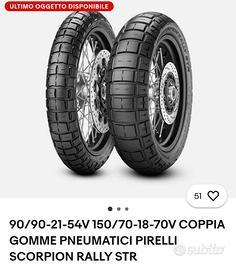 GOMME MOTO USATE COME NUOVO 