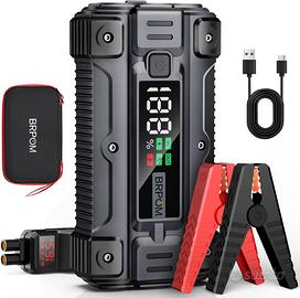 BRPOM Avviatore Auto 6000A 26800mAh