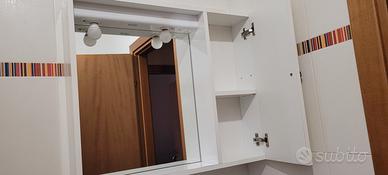 Specchiera con sportello per bagno