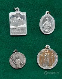 Medaglie devozionali di Liguria 4 pezzi