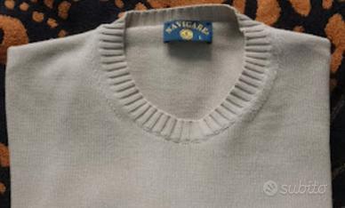 Pullover-uomo Navigare/tg.L- 100%Cot.Pettinato top