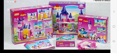 Lotto Lego Duplo Principesse+Scatole 5 set+ extra