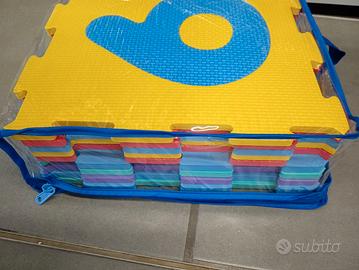 Tappeto Puzzle in Gomma EVA Numeri e città  Pezzi