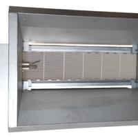 Bruciatore a gas infrarossi per riscaldamento ad i