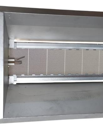 Bruciatore a gas infrarossi per riscaldamento ad i