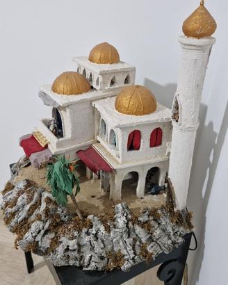 Presepe orientale artigianale fatto a mano