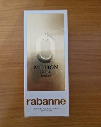 Million Gold For Her Rabanne lozione corpo nuova