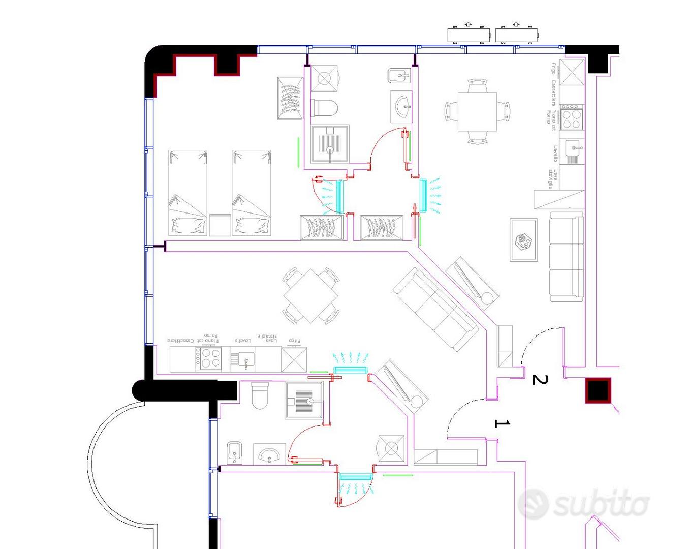 Appartamento – Crocetta - Vista 3