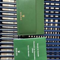 ROLEX set libretto Bucherer + astuccio verde