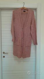 maglione cappotto in mohair,  alpaca, poliammide 