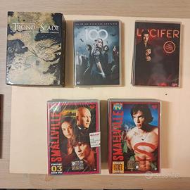 DVD Smalville , the 100, Lucifer e Trono di spade