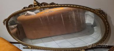 Specchio antico ovale 110 x 180 cm